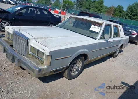 1985 Lincoln Town Car from USA, damaged, VIN 1LNBP96F9FY674464